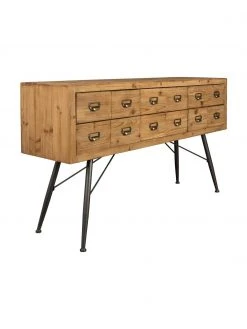 Dutchbone Apotheker-Sideboard Six mit Schubladen, B 150 x H 84 cm