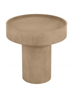 Westwing Collection Beistelltisch Benno aus Mangoholz, Ø 50 x H 50 cm