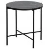 Westwing Collection Beistelltisch Fria in Marmor-Optik, Ø 45 x H 46 cm