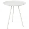 Beistelltisch Frost in Weiß, Ø 39 x H 45 cm