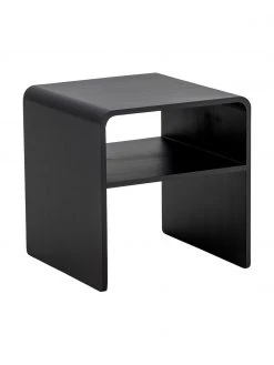 Bloomingville Beistelltisch Hassel aus Akazienholz, schwarz, B 38 x T 38 cm