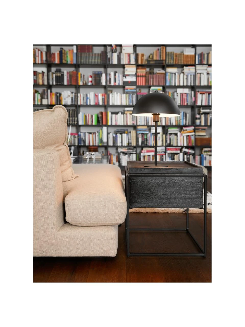 Westwing Collection Beistelltisch Theo mit Stauraum, B 45 x H 50 cm – Bild 2