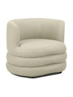 Westwing Collection Designer Bouclé-Sessel Solomon in Matcha-Grün, B 95 x T 80 cm