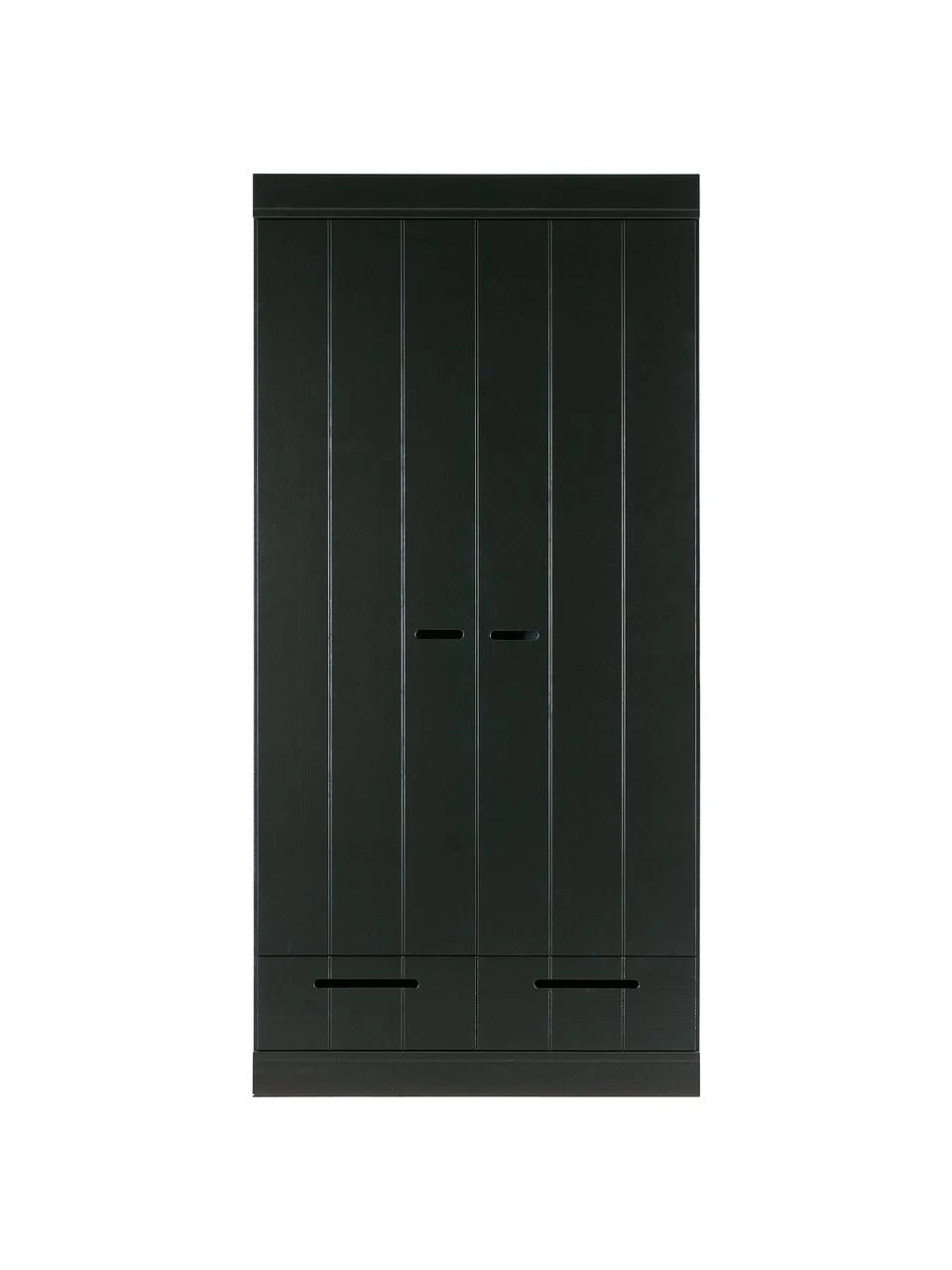 Drehtürenschrank Connect in Schwarz, 2-türig, B 94 x H 195 cmNur noch wenige verfügbar – Bild 6