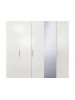 Drehtürenschrank Madison 5-türig mit Spiegeltür, inkl. Montageservice, B 252 x H 230 cm