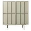 HKliving Highboard Pebble in Beige, B 80 x H 89 cm