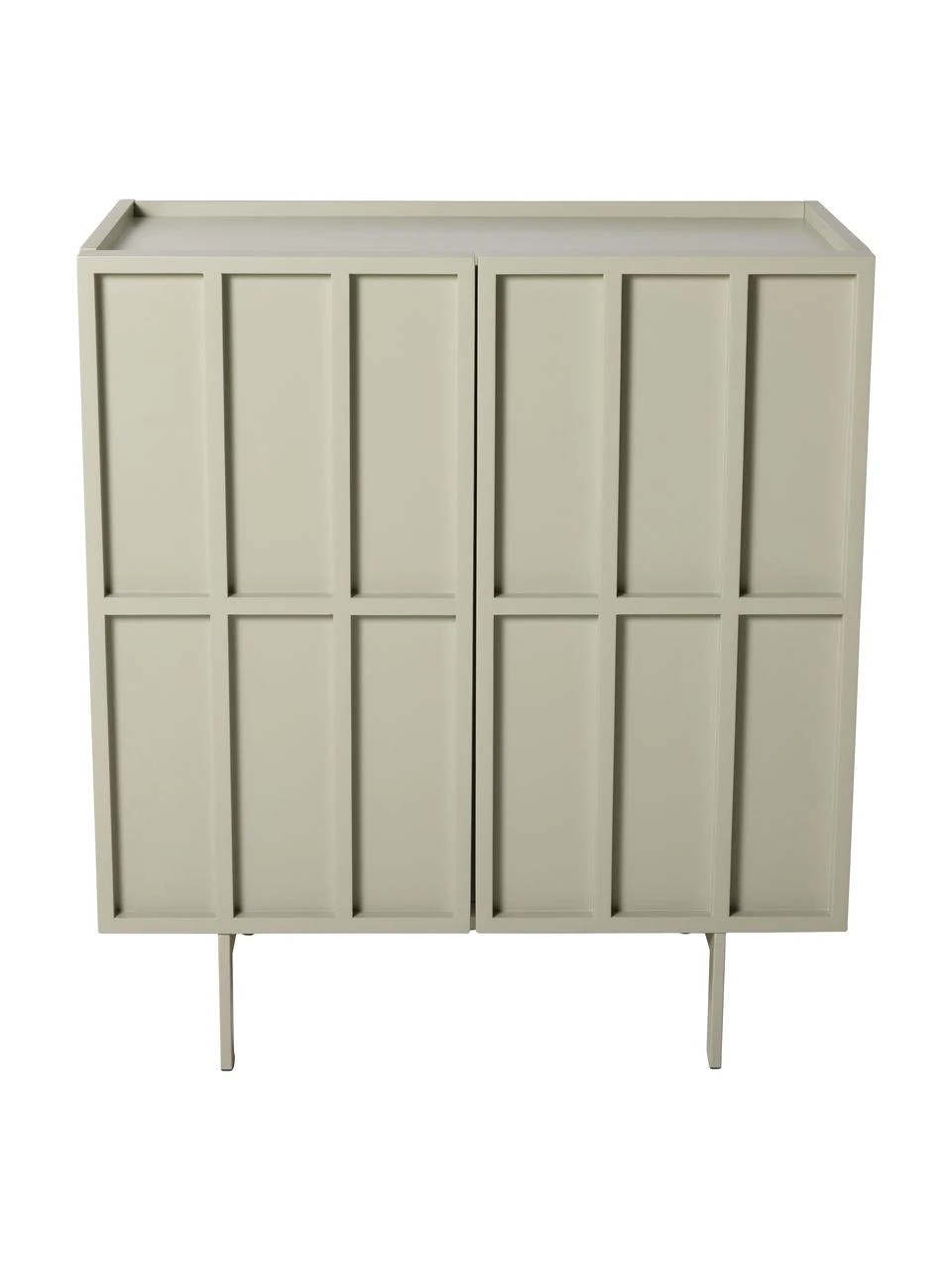 HKliving Highboard Pebble in Beige, B 80 x H 89 cm – Bild 4