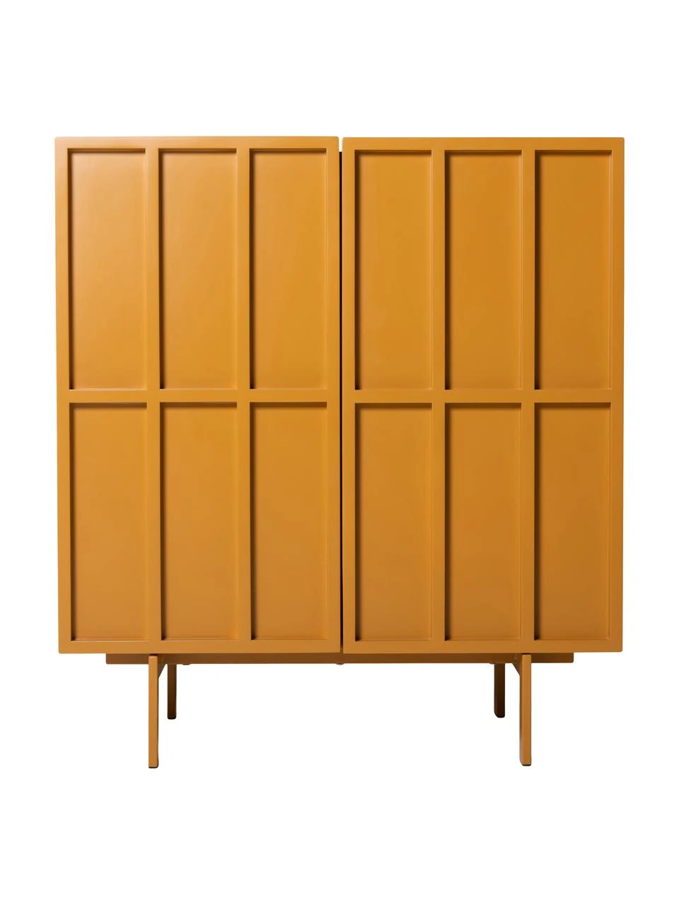 HKliving Highboard Pebble in Orange, B 80 x H 89 cm