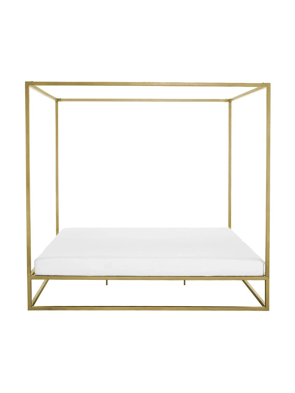 Westwing Collection Himmelbett Belle aus Metall in Gold, 160 x 200 cm – Bild 5