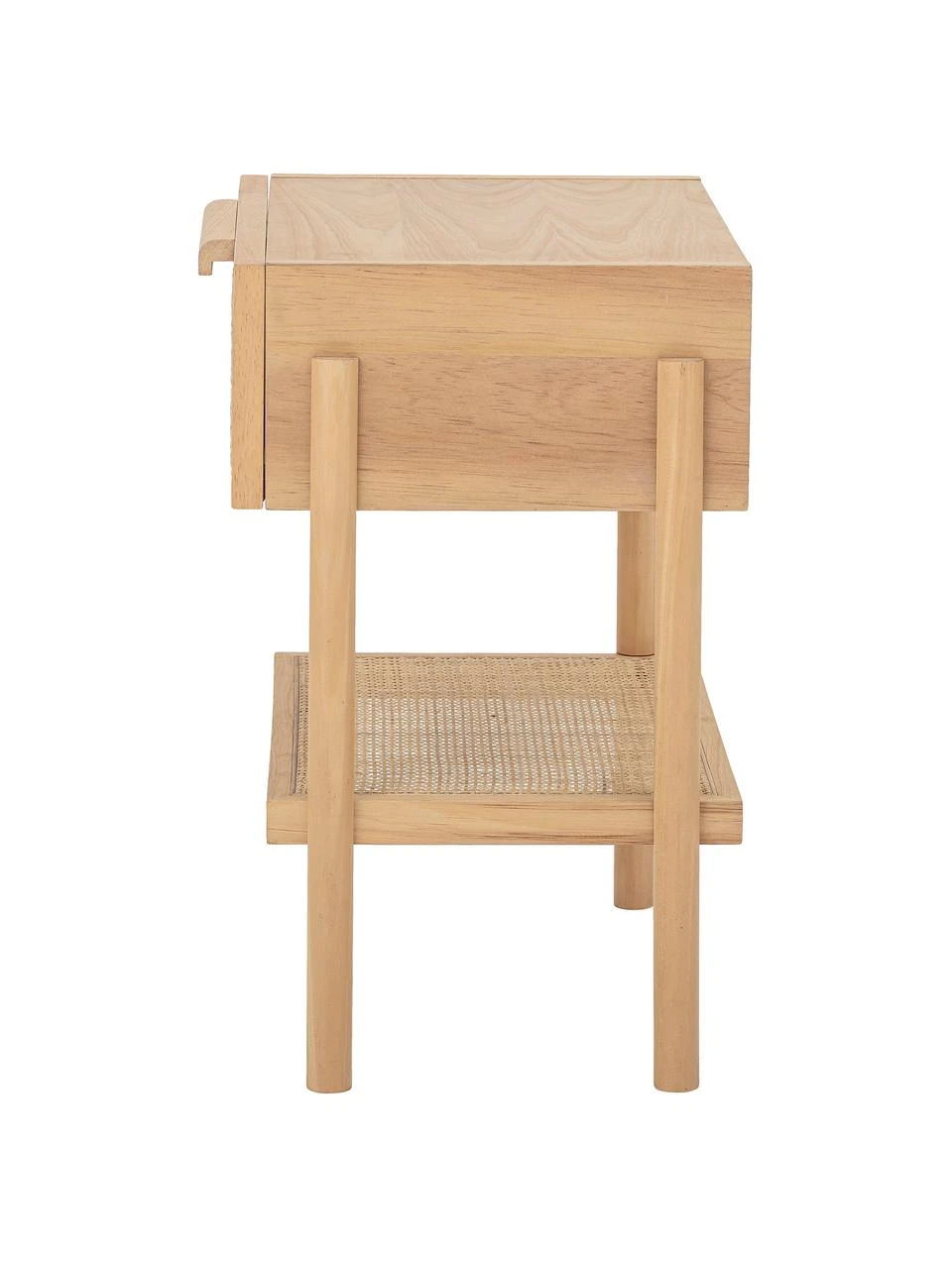 Bloomingville Holz-Nachttisch Manon mit Rattangeflecht, B 49 x T 36 cmNur noch 1 Artikel verfügbar – Bild 6