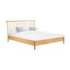 Westwing Collection Holzbett Windsor mit Kopfteil aus massivem Kiefernholz, 140 x 200 cm