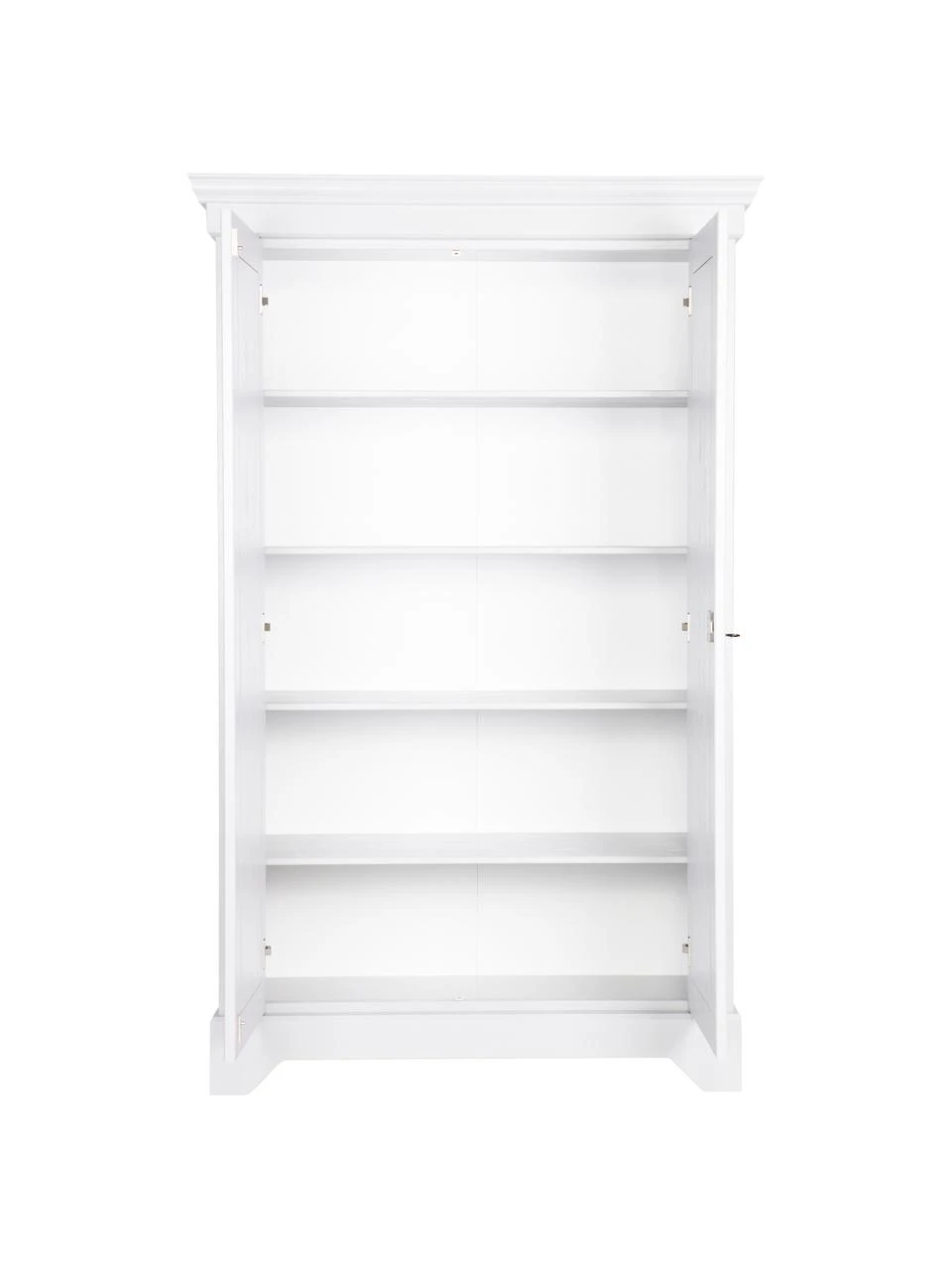 Kleiderschrank Isabel aus Holz in Weiß, 2-türig, B 118 x H 191 cm – Bild 3