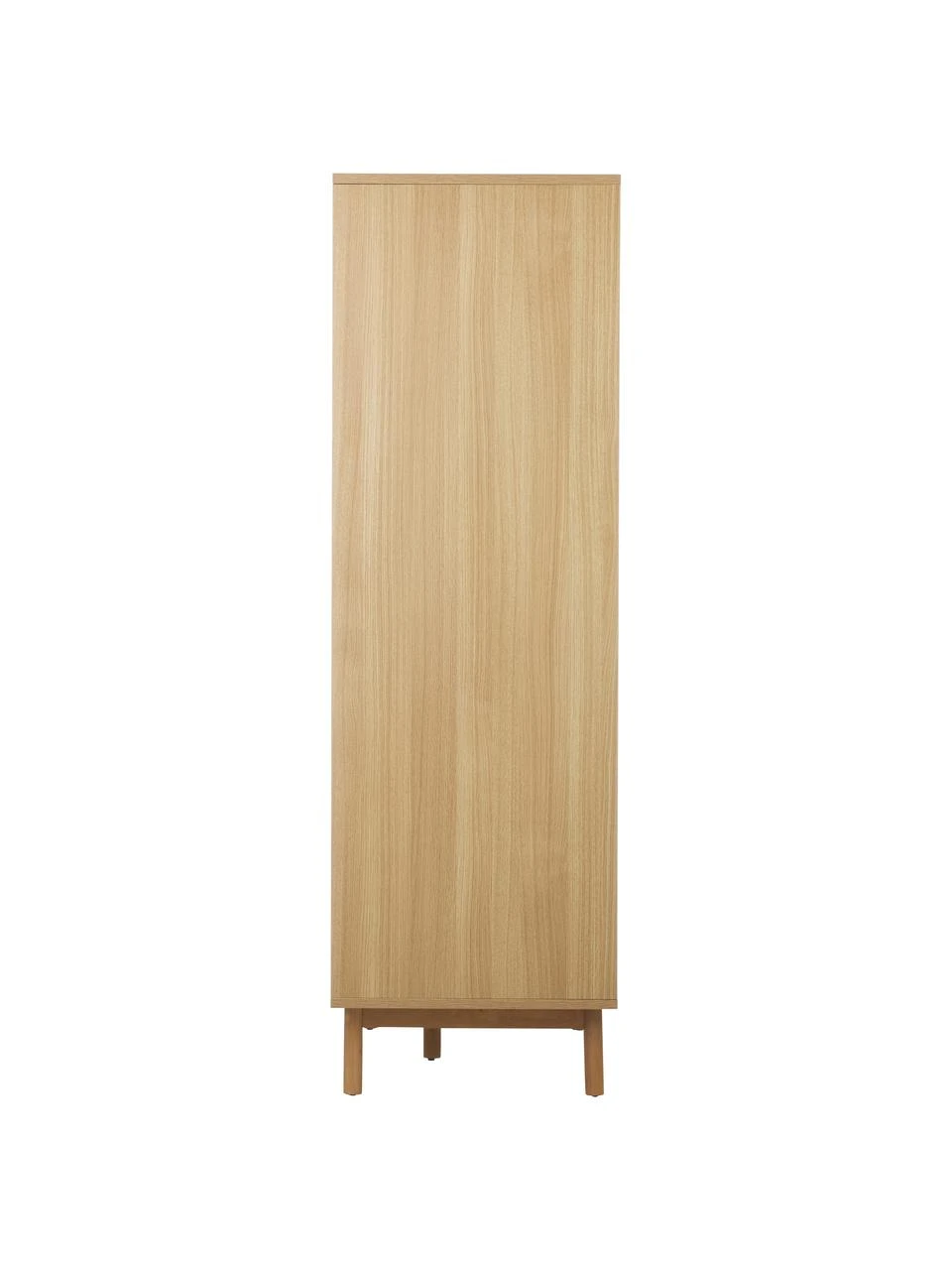 Westwing Collection Kleiderschrank Nathan in Weiß, 2-türig, B 100 x H 186 cm – Bild 6