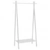 Kleiderständer Cloe aus Eichenholz in Weiß, B 91 x H 159 cm