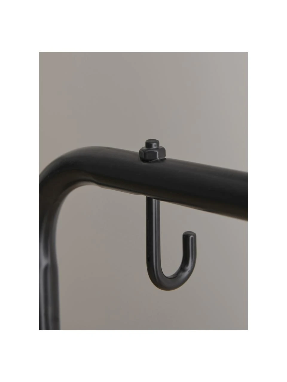 Kleiderständer Industri aus Metall in Schwarz, B 110 x H 131 cm – Bild 5