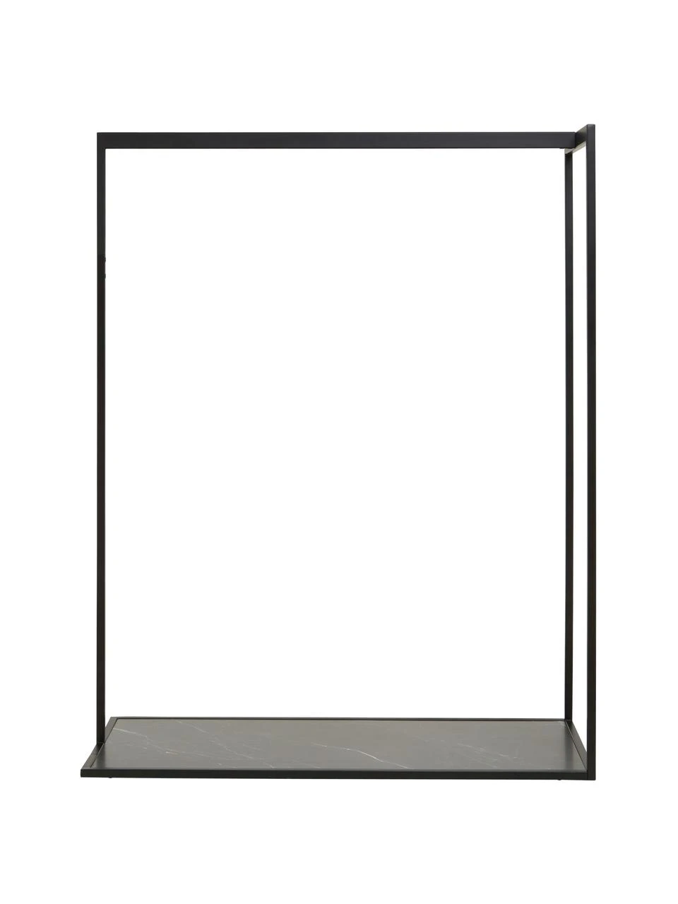 Westwing Collection Kleiderstange Pacey in Schwarz mit Marmor-Optik, B 120 x H 152 cm – Bild 4