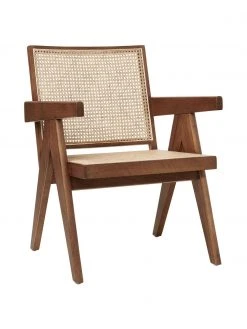 Westwing Collection Loungesessel Sissi mit Wiener Geflecht, B 58 x T 66 cm