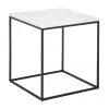 Westwing Collection Marmor-Beistelltisch Alys, B 45 x H 50 cm