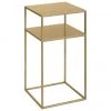Metall-Beistelltisch Tensio in Messingfarben, B 30 x T 30 cm