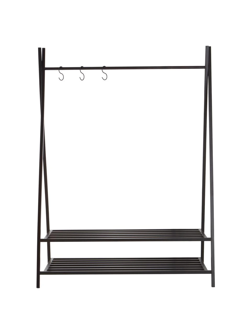 Jotex Metall-Garderobe Preston in Schwarz, B110 x H 150 cm – Bild 3