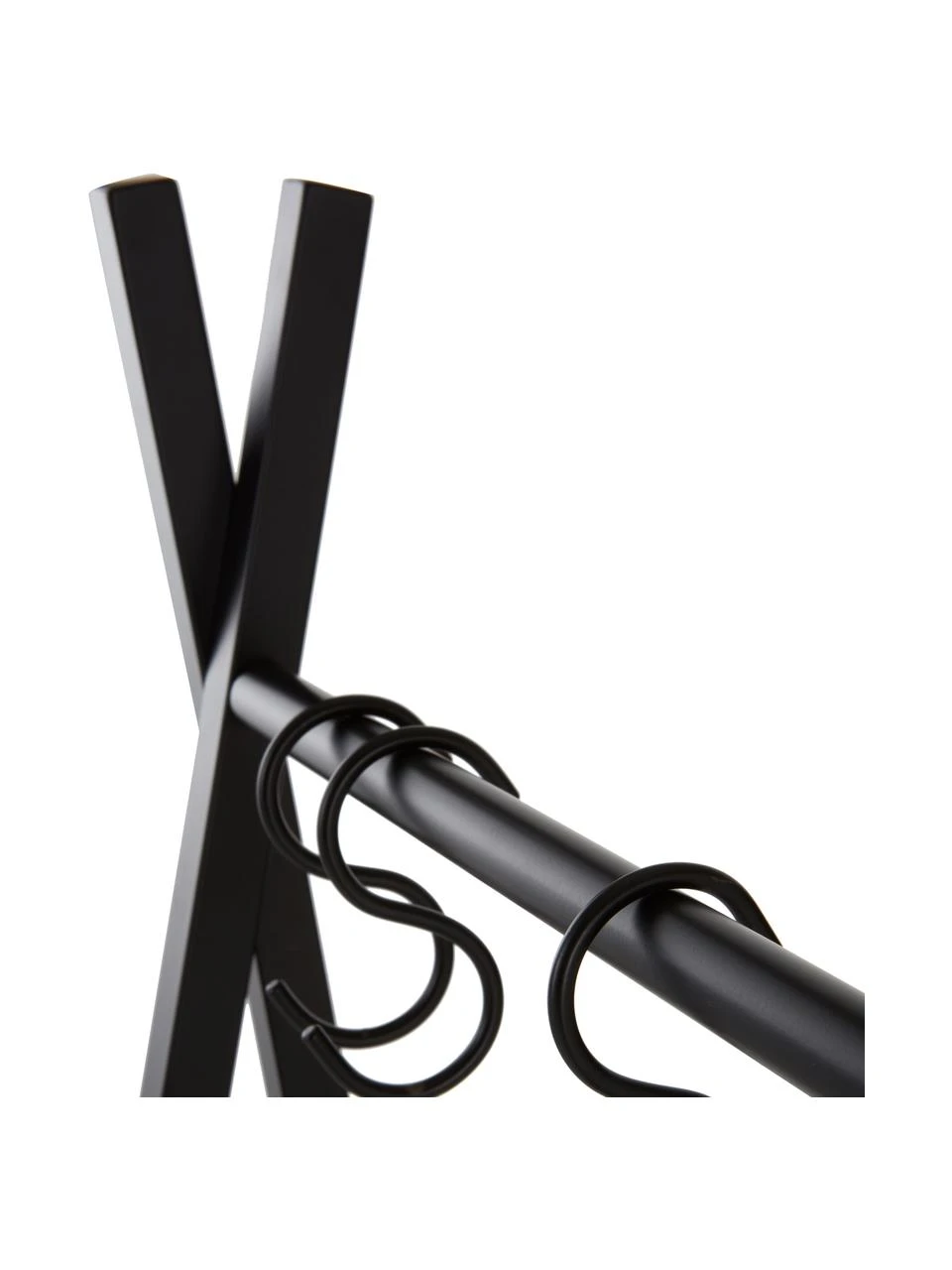 Jotex Metall-Garderobe Preston in Schwarz, B110 x H 150 cm – Bild 5