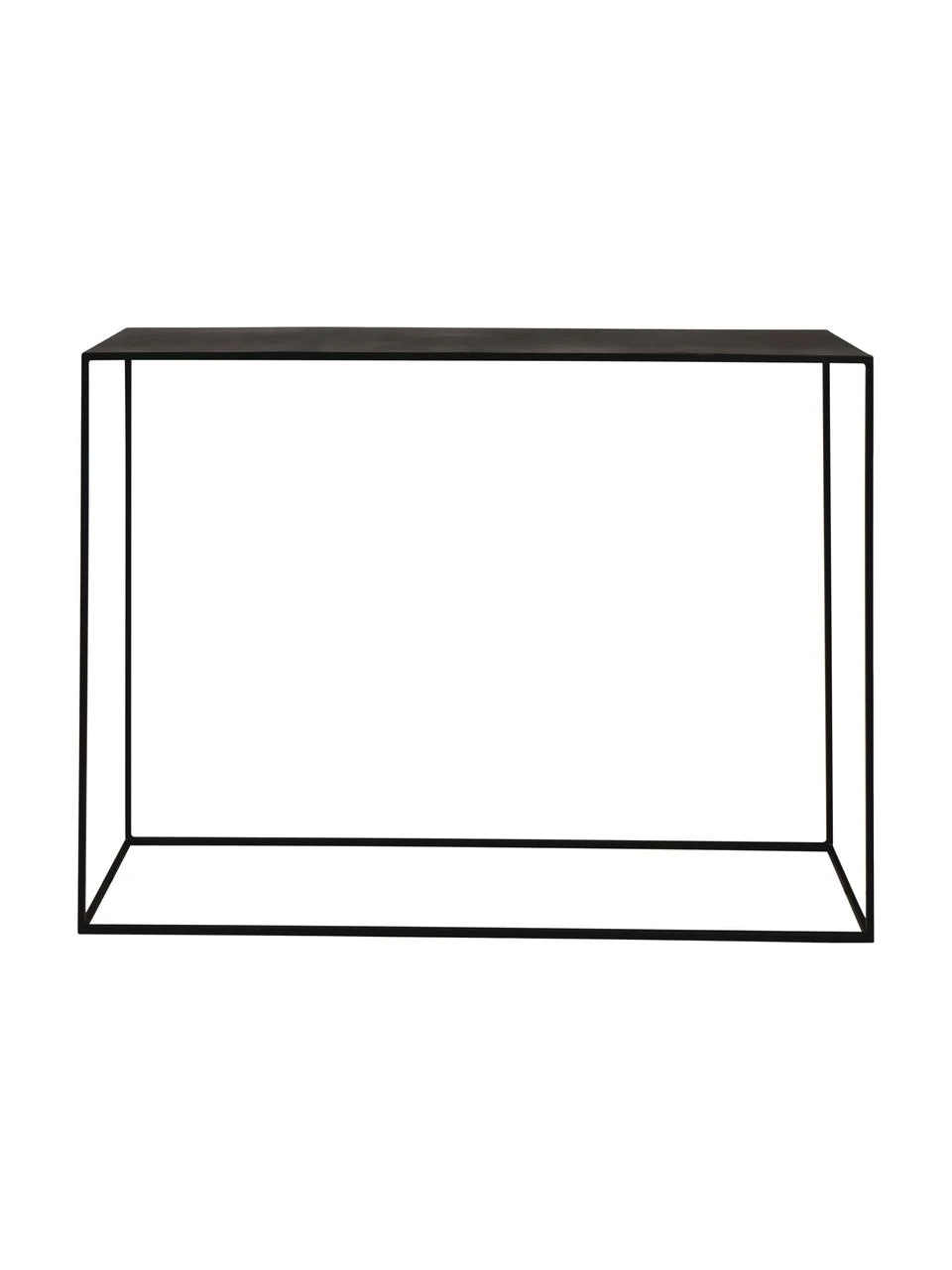 Metall-Konsole Expo in Schwarz, B 110 x T 25 cm – Bild 4