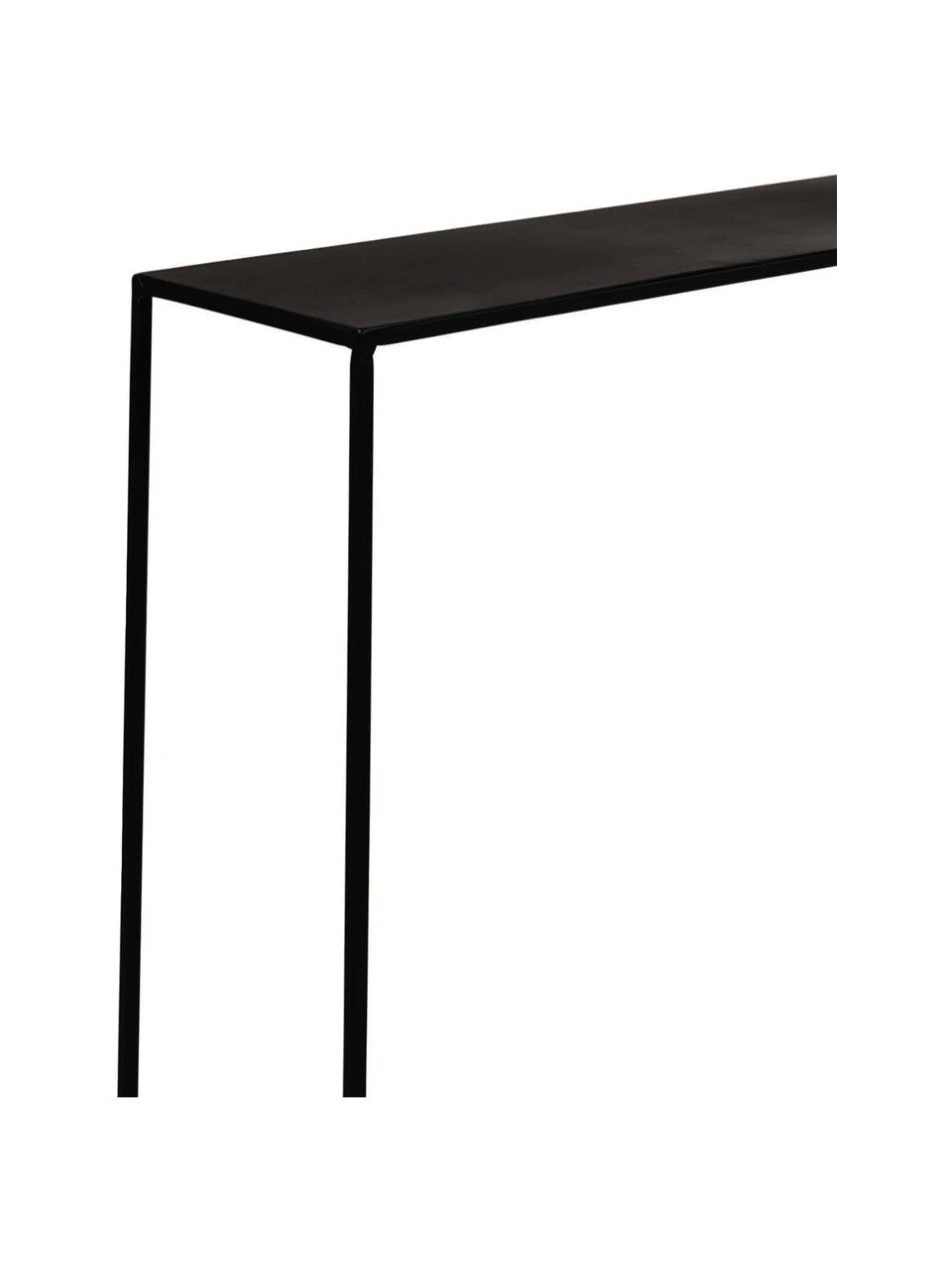 Metall-Konsole Expo in Schwarz, B 110 x T 25 cm – Bild 6