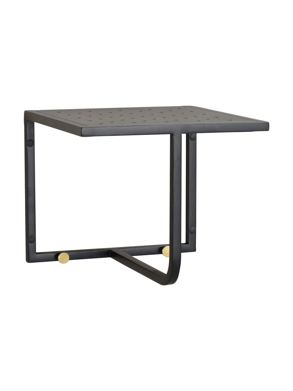 Rowico Metall-Wandgarderobe Malone in Schwarz, B 32 x H 27 cm