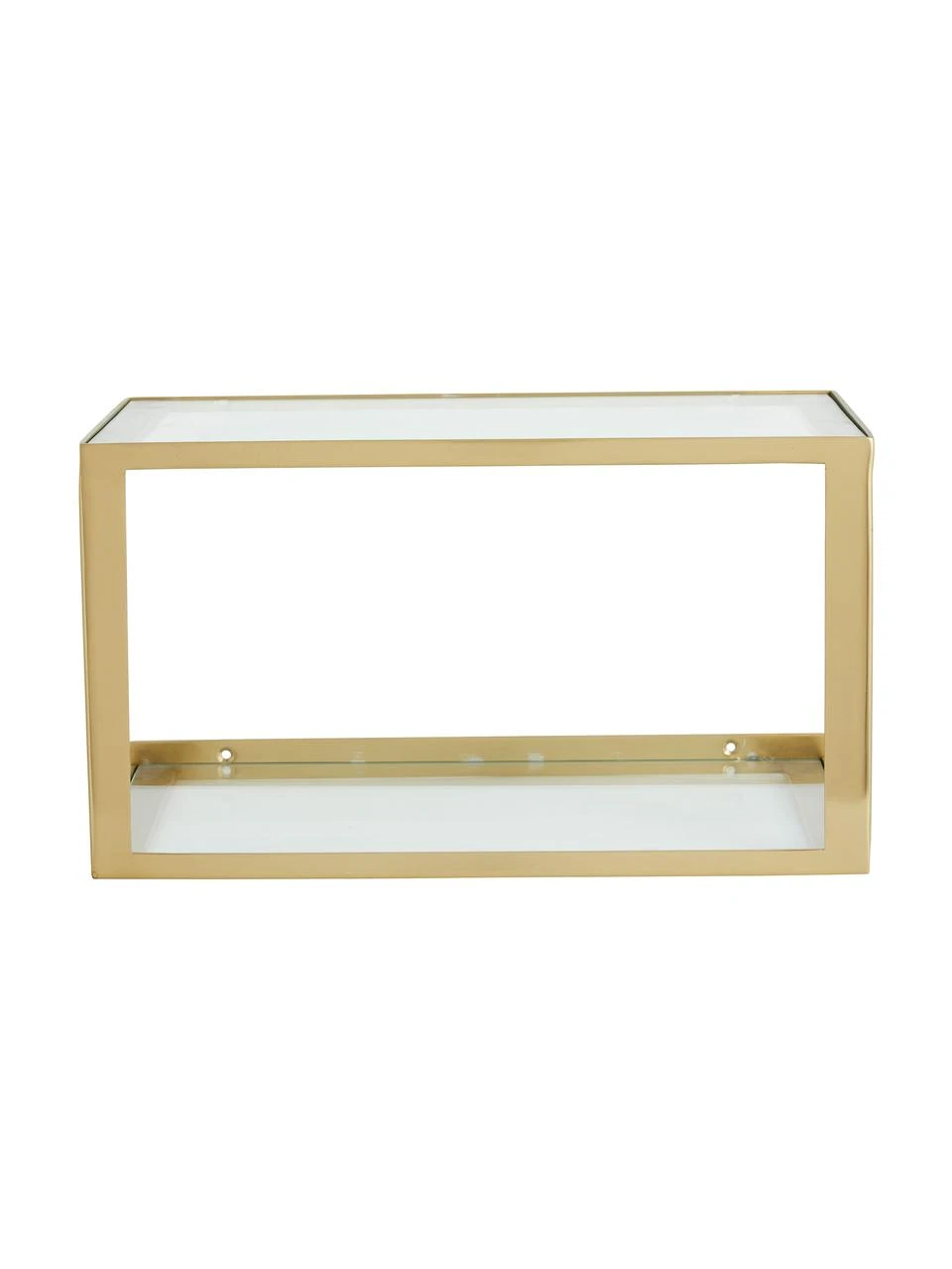 Nordal Metall-Wandregal Nera in Goldfarben, B 36 x H 20.5 cm – Bild 4