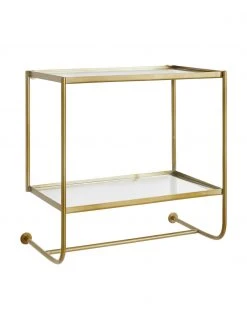 Metall-Wandregal Thelma in Gold, B 53 x H 52 cm