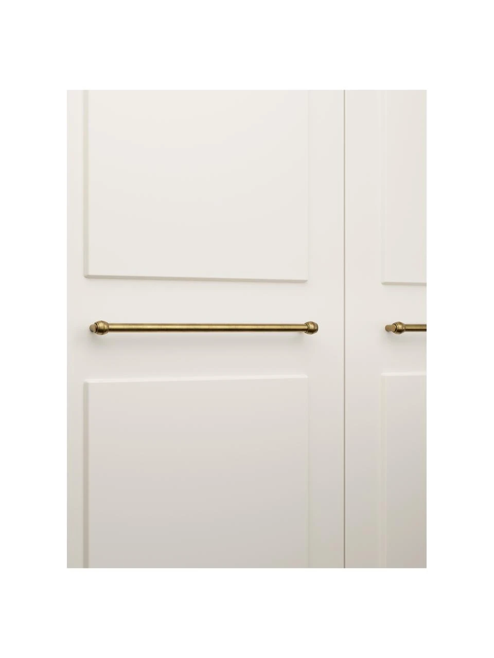 Westwing Collection Modularer Drehtürenschrank Charlotte in Beige, 200 cm Breite, mehrere Varianten, Basic Interior, Höhe 200 cm – Bild 6