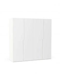 Westwing Collection Modularer Drehtürenschrank Leon in Weiß, 200 cm Breite, mehrere Varianten, Basic Interior, Höhe 200 cm