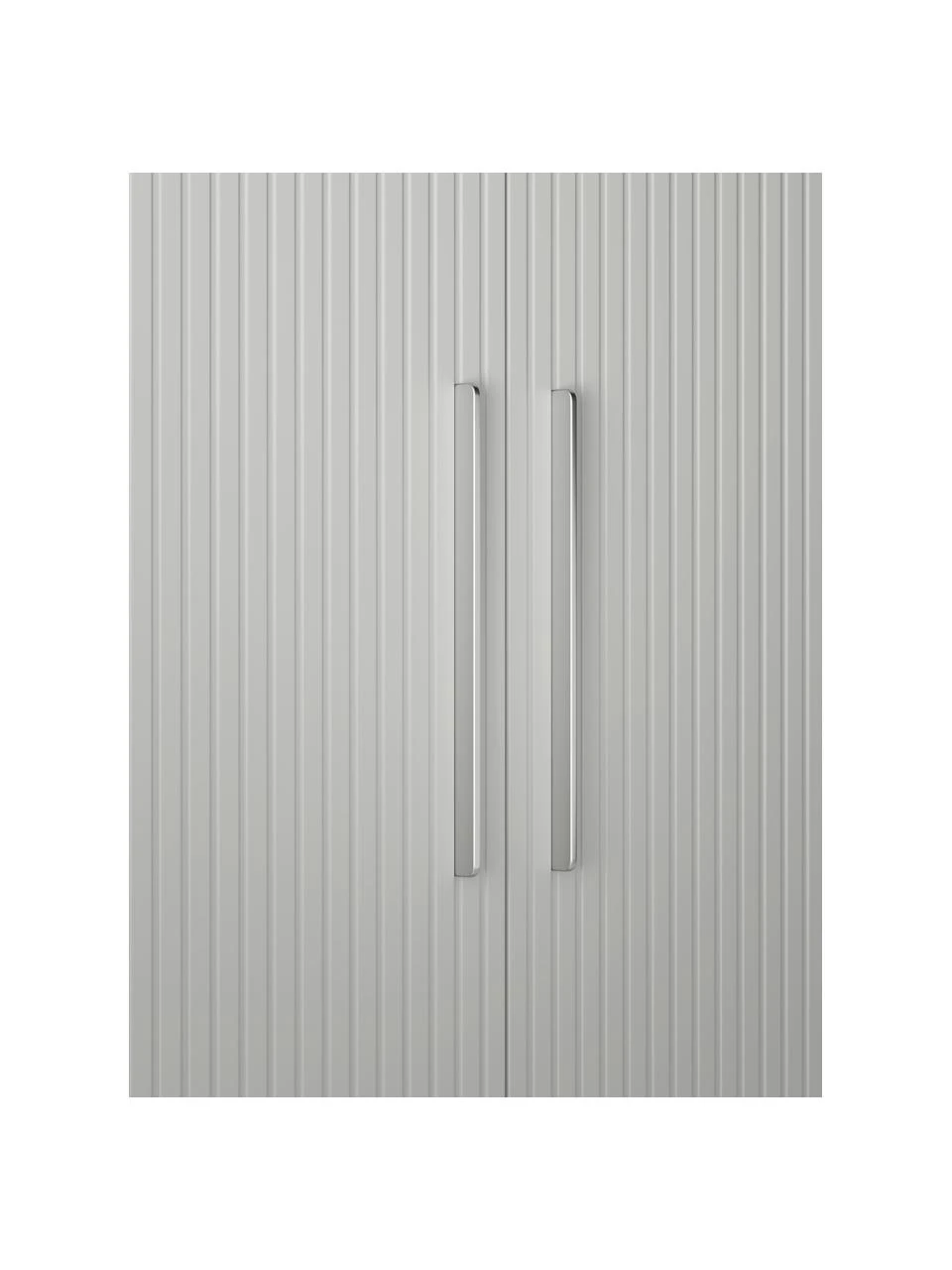 Westwing Collection Modularer Drehtürenschrank Simone in Grau, 200 cm Breite, mehrere Varianten, Basic Interior, Höhe 200 cm – Bild 6