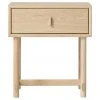 Westwing Collection Nachttisch Diana aus Eichenholz mit Schublade, B 50 x H 55 cm