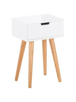 Nachttisch Mitra mit Schublade, B 40 x H 62 cm