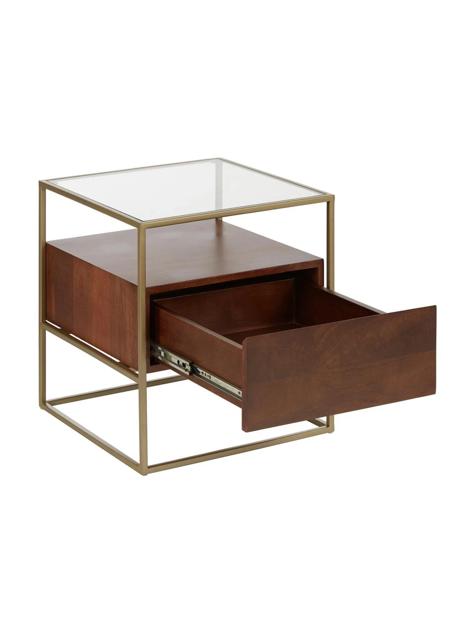 Westwing Collection Nachttisch Theodor mit Schublade, B 45 x H 50 cm – Bild 6