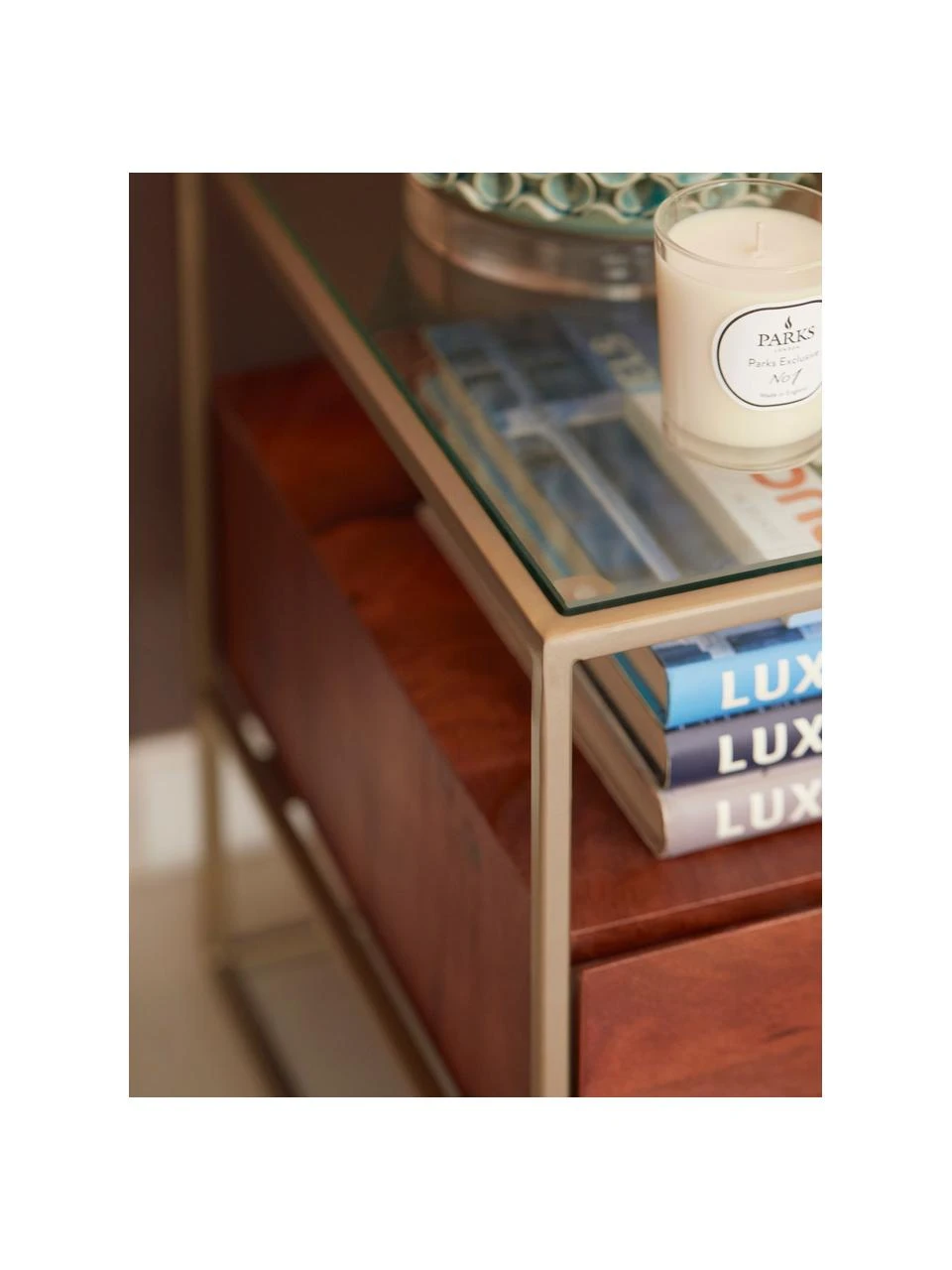 Westwing Collection Nachttisch Theodor mit Schublade, B 45 x H 50 cm – Bild 3