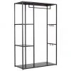 Jotex Offener Metall-Kleiderschrank Preston in Schwarz, B 110 x H 170 cmNur noch wenige verfügbar