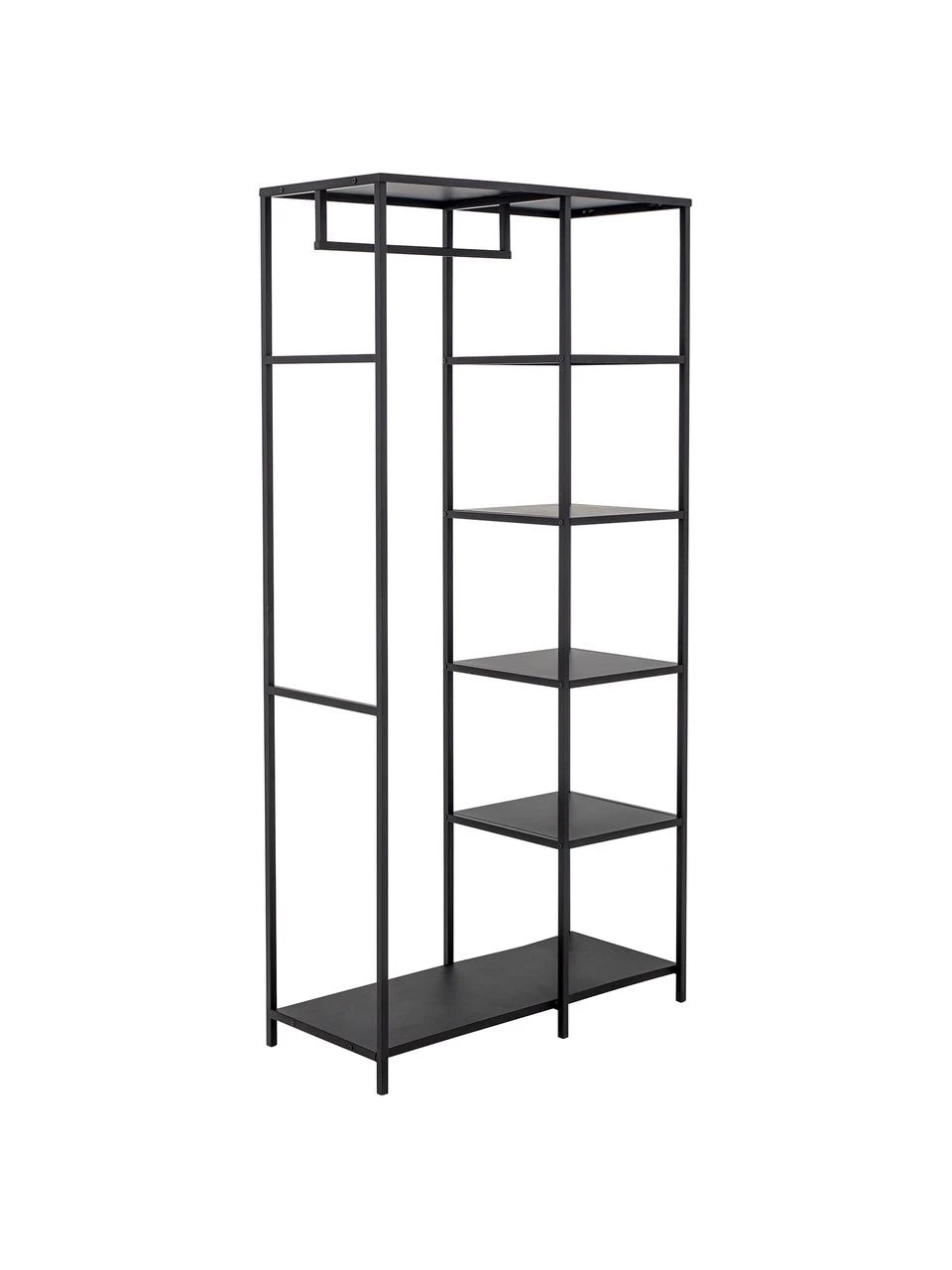 Bloomingville Offener Metall-Kleiderschrank Valde, B 90 x H 183 cm