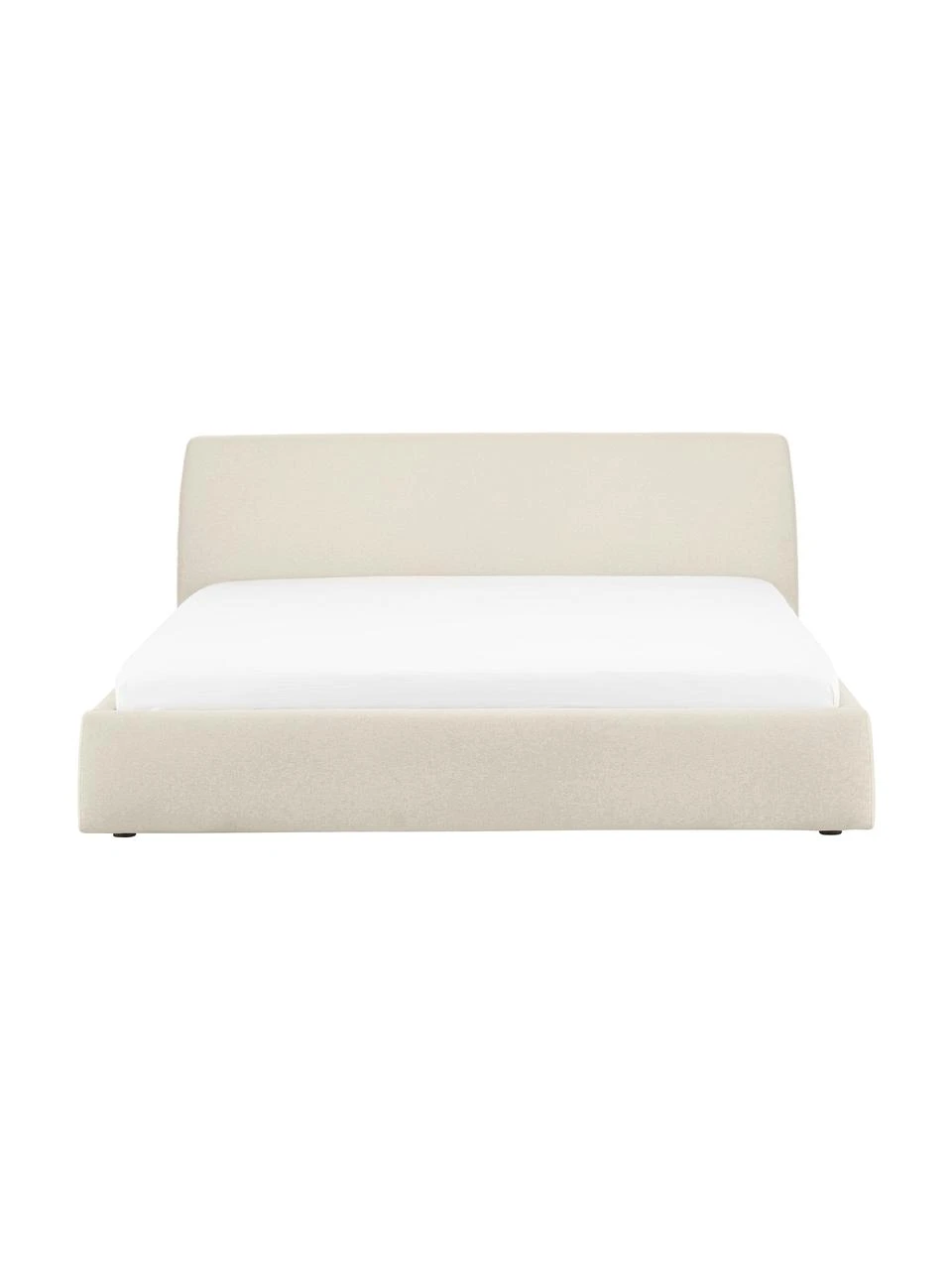 Westwing Collection Polsterbett Cloud in dunklem Beige, 160 x 200 cm – Bild 4