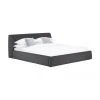 Westwing Collection Polsterbett Cloud mit Stauraum in Anthrazit, 140 x 200 cm