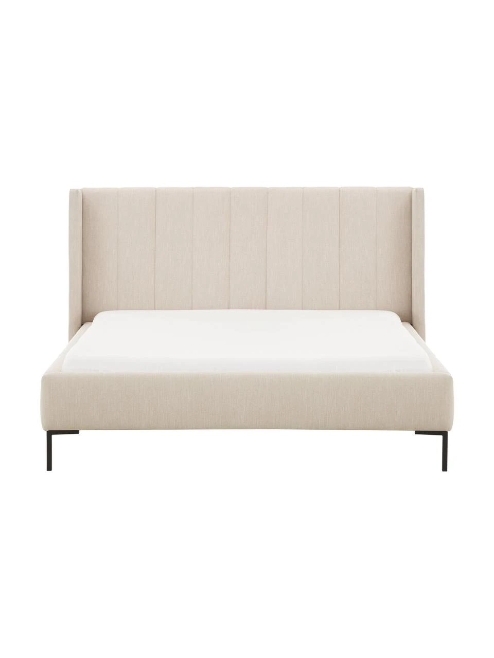 Westwing Collection Polsterbett Dusk in Beige, 140 x 200 cm – Bild 6