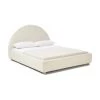 Westwing Collection Polsterbett Ebba in Beige, 140 x 200 cm