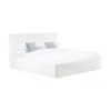 Westwing Collection Polsterbett Feather mit Stauraum in Cremeweiß, 140 x 200 cm