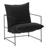Westwing Collection Polstersessel Wayne mit Metall-Gestell, B 69 x T 74 cm