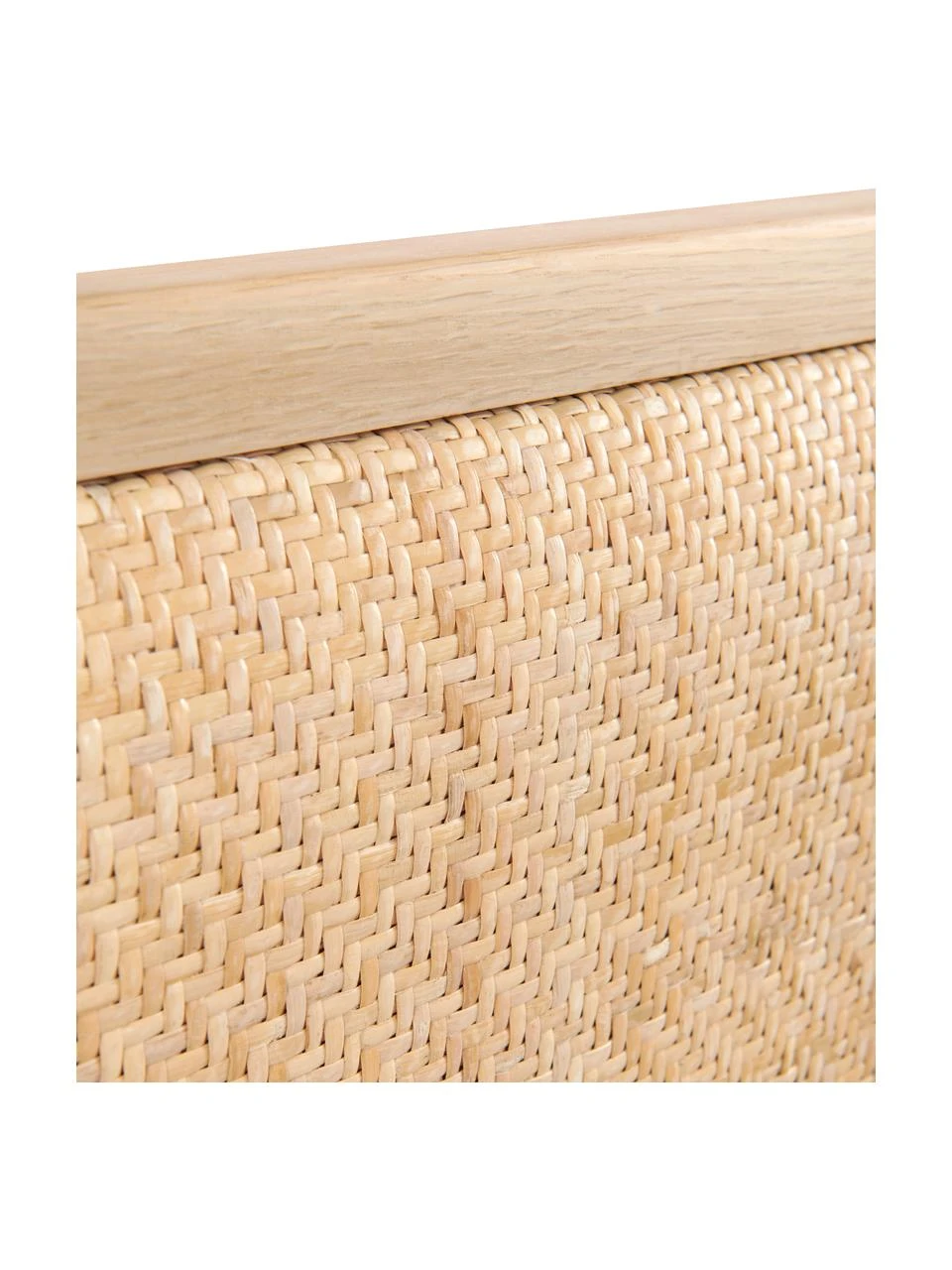 Jotex Rattan-Kopfteil Byrum mit Holzrahmen, B 165 x H 85 cm – Bild 6