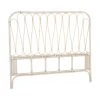 Rattan-Kopfteil Fammy in Cremeweiß, B 160 x H 138 cm