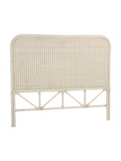 Rattan-Kopfteil Helen in Beige, B 160 x H 137 cm