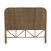 Rattan-Kopfteil Helen in Braun, B 160 x H 137 cm