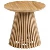 Runder Beistelltisch Jeanette aus Teakholz, Ø 50 x H 48 cm